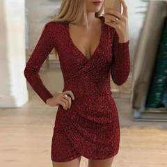 Womens Deep V Dress