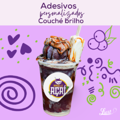 ADESIVO 7X7 CM COUCHÉ BRILHO 80G