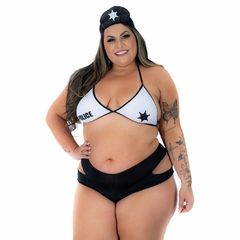 FANTASIA POLICIAL PLUS SIZE PIMENTA SEXY