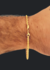 Pulseira cordão baiano fecho tradicional banhada a ouro 18k