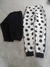 Conjunto Infantil feminino com blusa moletom preta e calça legging com bolas tam. 8 - comprar online