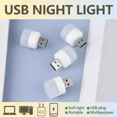 Lámpara de enchufe USB para ordenador, carga de energía móvil, lámparas pequ