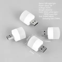 Lámpara de enchufe USB para ordenador, carga de energía móvil, lámparas pequ - comprar online