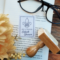 Carimbo Ex Libris | Flor de Lis