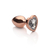 Plug Anal Metal Go Play Teo Rose Gold - 7 cm x 2,5 cm - comprar online