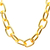 Colar Choker Correntaria 5mm Folheado a Ouro 18k