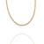 Colar Choker Mini Baguete Folheado a Ouro 18K