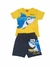 CONJUNTO INFANTIL BEBÊ SHARK AMARELO 110524 KYLY