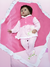 Saída em Plush Menina Kiguri Baby Rosa