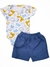 Conjunto Bebê Menino Body e Short 100% Algodão Safari - SDYKIDS