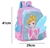 Mochila infantil escolar Princesa Fada Menina Yepp - SDYKIDS