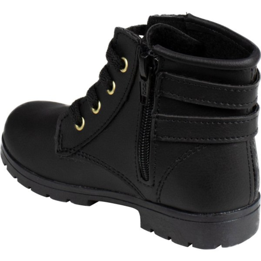 Bota infantil hot sale menina preta