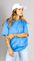 T-shirt Oversized - Azul