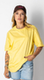 T-Shirt Oversized - Amarelo bebê