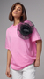 T- Shirt Flor - Rosa - comprar online