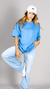 T-shirt Oversized - Azul - comprar online