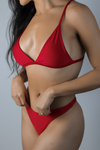 Conjunto de Biquíni Top Triângulo + Tanga Asa Delta