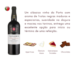 Vinho do Porto Taylor's Fine Tawny 750 ml - comprar online