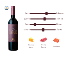 Vinho Tinto La Linda Cabernet Sauvignon 750 ml - comprar online