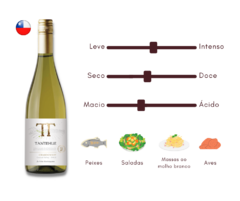 Vinho Branco Chardonnay Tantehue - comprar online