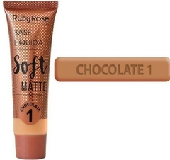 BASE LÍQUIDA SOFT MATTE - RUBY ROSE - 29ml COR CHOCOLATE 01 na internet