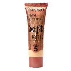 BASE LÍQUIDA SOFT MATTE - RUBY ROSE - 29ml - COR BEGE 03, 04, 05