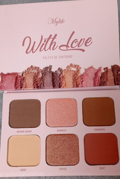 Imagem do Paleta de Contorno-Blush e Iluminador - Com Espelho With Love My Life