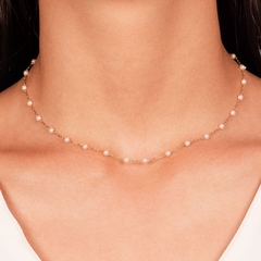 Colar choker Pérolas