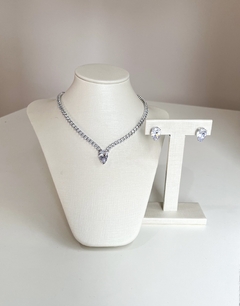 Conjunto gota zircônias - comprar online