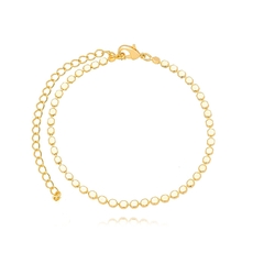 Pulseira chapinhas redondas lisas - comprar online