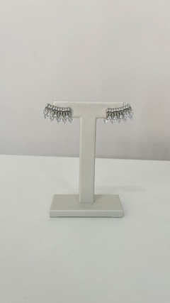 Brinco ear cuff liso com zircônia - comprar online