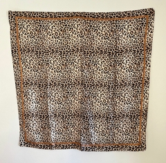 Lenços seda animal print - AL acessorios - Semijoias de qualidade e tendências