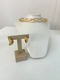 Conjunto linhas choker e argola