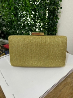 Clutch dourada brilho