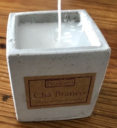 Vela aroma chá branco