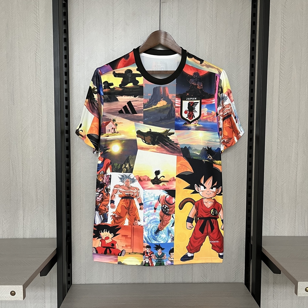 Camisa Japao Anime Dragon Ball 24 25 Torcedor Adidas Colorido