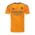 Camisa de goleiro do Real Madrid, cor laranja, com detalhes em preto e logo da Adidas. camisa-camisas-blusa-blusas-uniforme-real-madrid-ii-2-segunda-segundo-24-25-torcedor-adidas-masculina-masculino-laranja-vini-jr-mbappe-bellingham