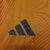 Camisa de goleiro do Real Madrid, cor laranja, com detalhes em preto e logo da Adidas. camisa-camisas-blusa-blusas-uniforme-real-madrid-ii-2-segunda-segundo-24-25-torcedor-adidas-masculina-masculino-laranja-vini-jr-mbappe-bellingham