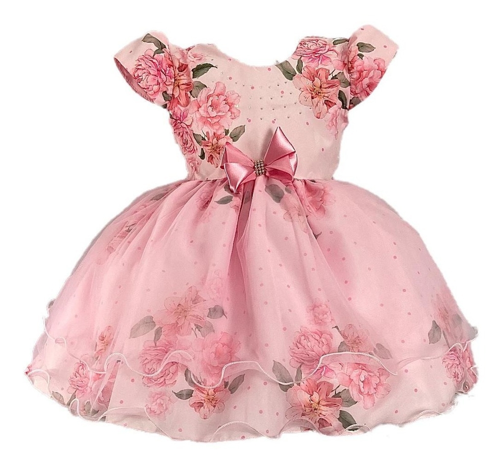 Vestido rodado infantil de festa clearance