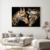 Quadro decorativo Girafas