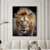 Quadro decorativo Lion in Water Drops