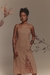 Vestido Flor em Tingimento Natural Blend Rosa - comprar online