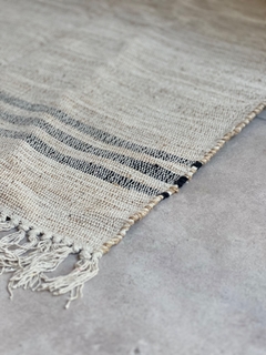 alfombra de yute y algodon 160 x 230 cm - comprar online