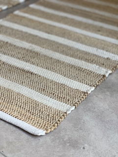 alfombra de yute y algodon 155 x 55 cm - Dorsal Design