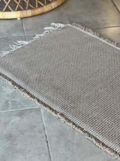 Alfombra algodón beige