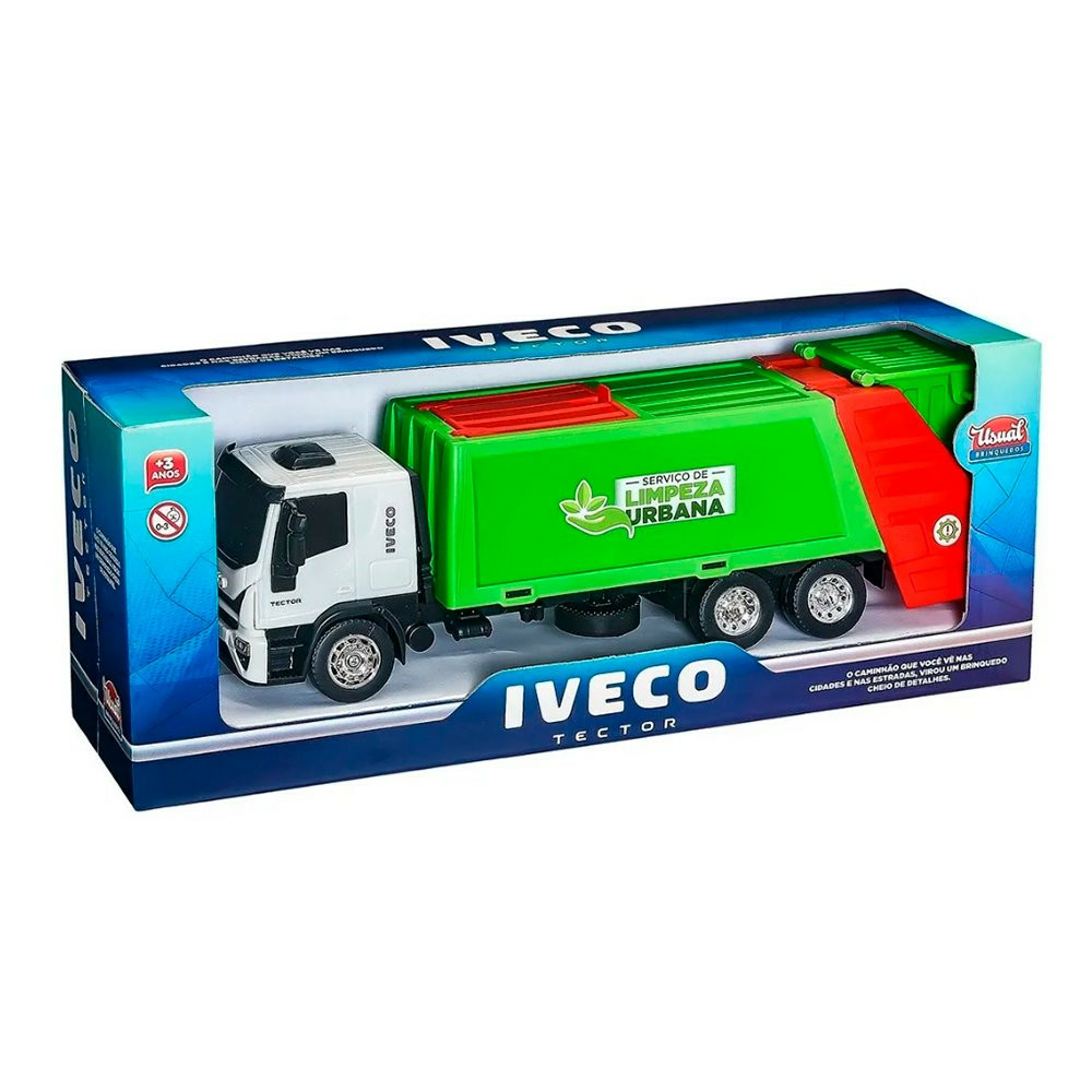 Caminhão de Brinquedo Infantil Carreta Iveco Grande Verde