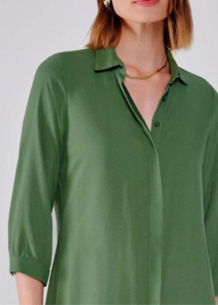 Chemise de Viscose Verde na internet