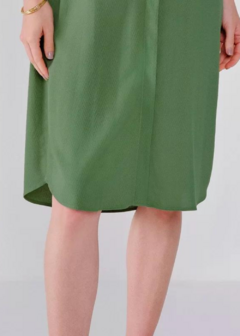 Chemise de Viscose Verde - Labor Santo - Moda elegante e atemporal