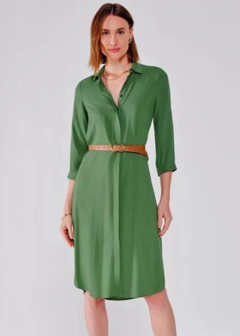 Imagem do Chemise de Viscose Verde