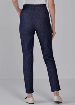 Calca Jeans Reta Azul Escuro Jamile - Labor Santo - Moda elegante e atemporal